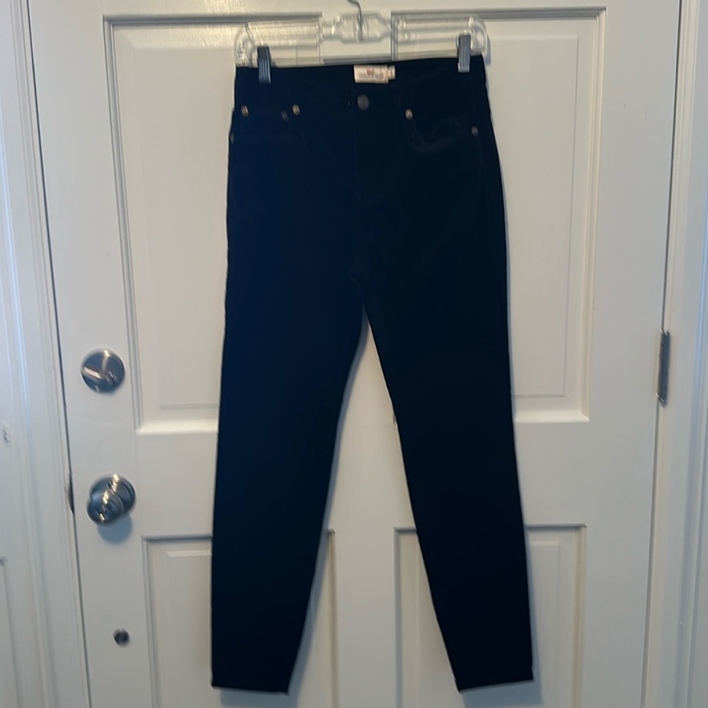 Vineyard Vines black velvet pants